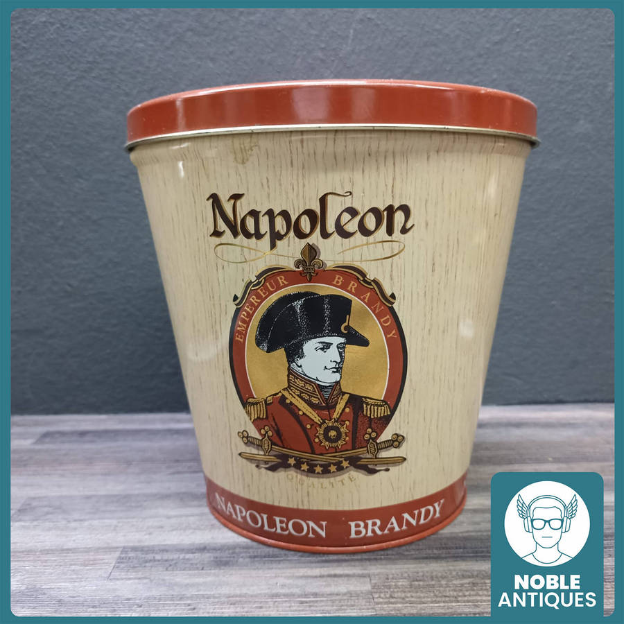 Vintage Lithographed Napoleon Brandy ice bucket