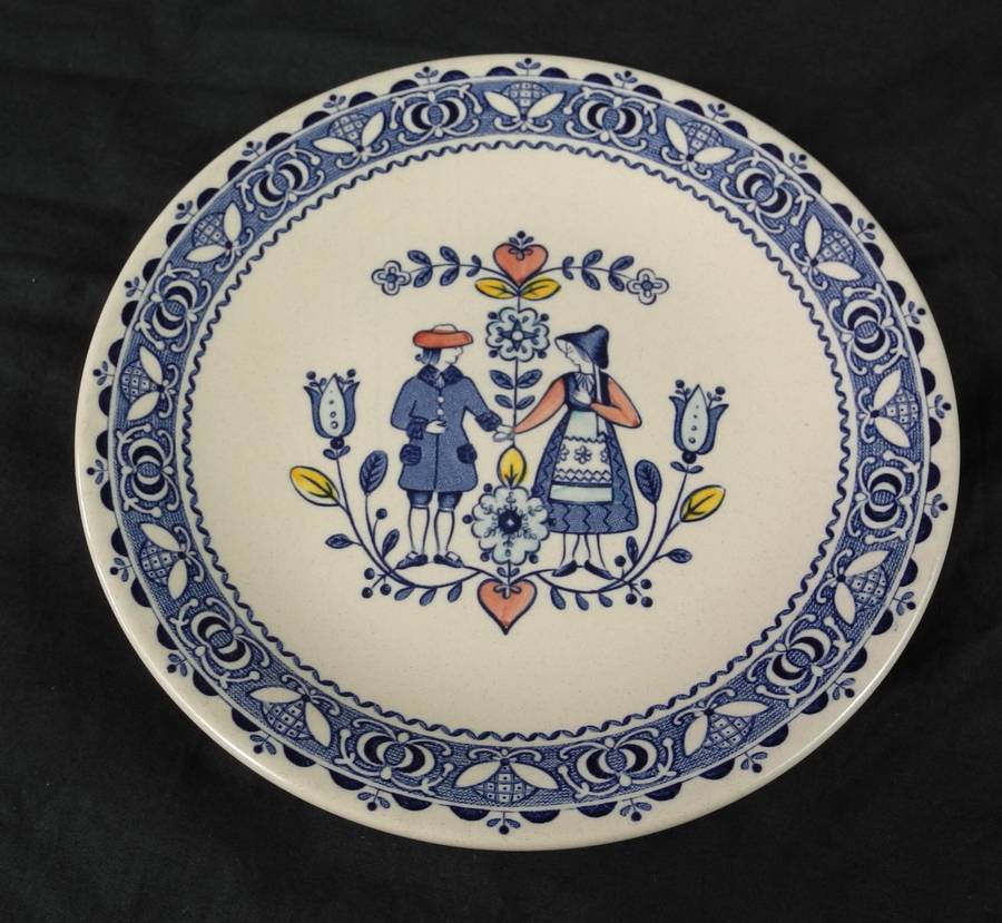 Johnson Brothers Hearts & Flowers Pattern Tea Plates