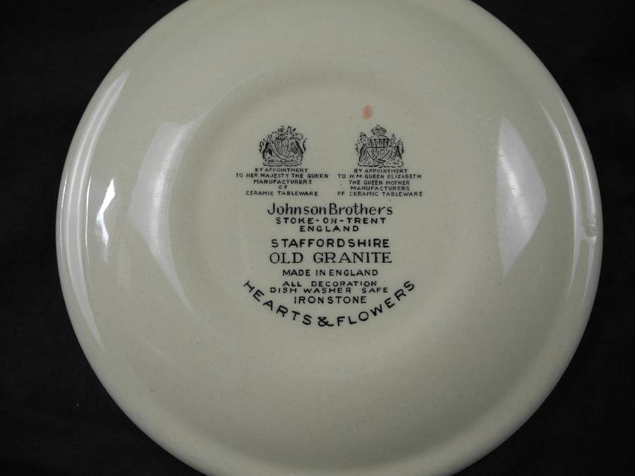 Johnson Brothers Hearts & Flowers Pattern Tea Plates