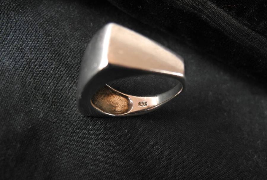 Sterling Silver Ring with Flower Cut Out (6.0g)