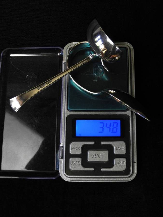 Hallmarked .925 Sterling Silver Baby Spoon and Pusher, Birmingham 1948 (34.8g)