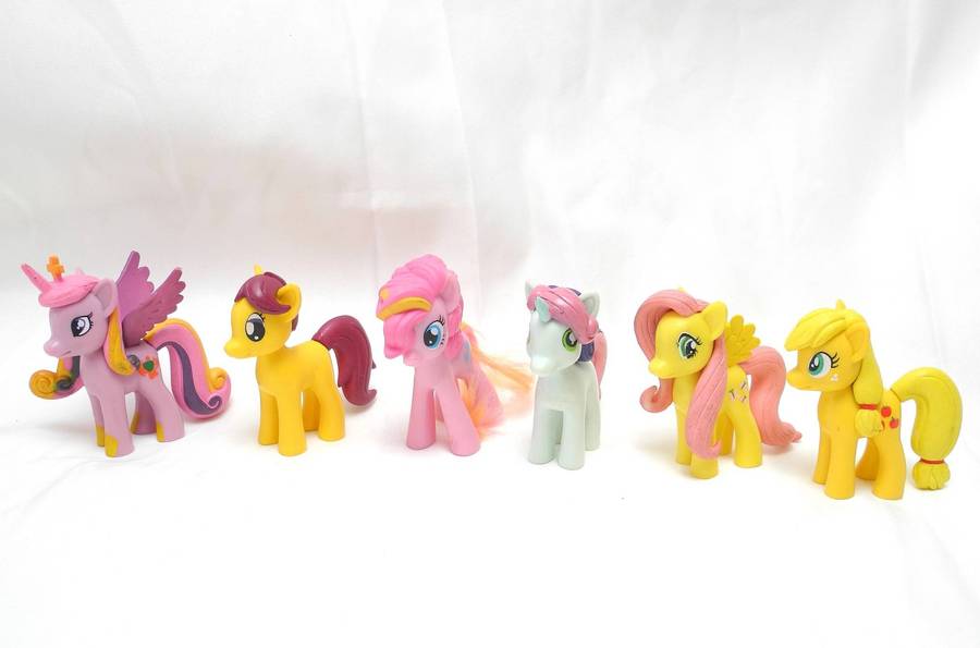 My Little Pony Friendship is Magic Blind Bag Figurines- Lot of 6