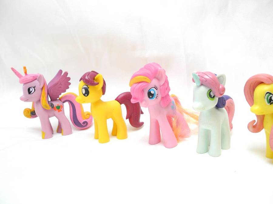 My Little Pony Friendship is Magic Blind Bag Figurines- Lot of 6