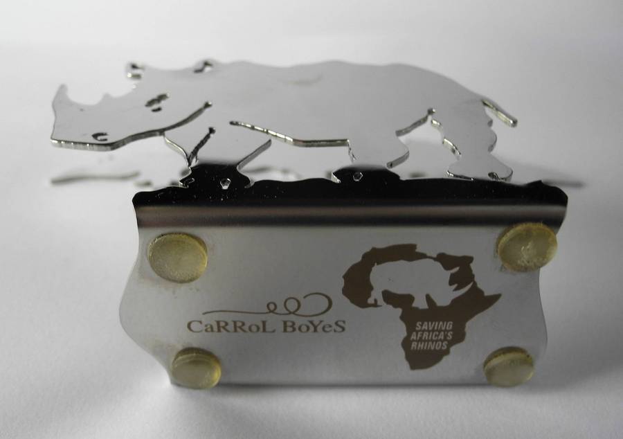 Carrol Boyes Rhino Business Card Holder