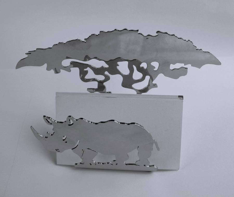 Carrol Boyes Rhino Business Card Holder
