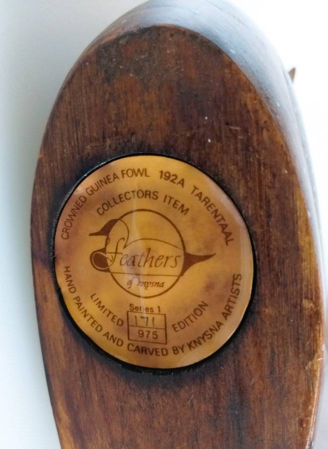 Feathers of Knysna - Wooden Carved Bird