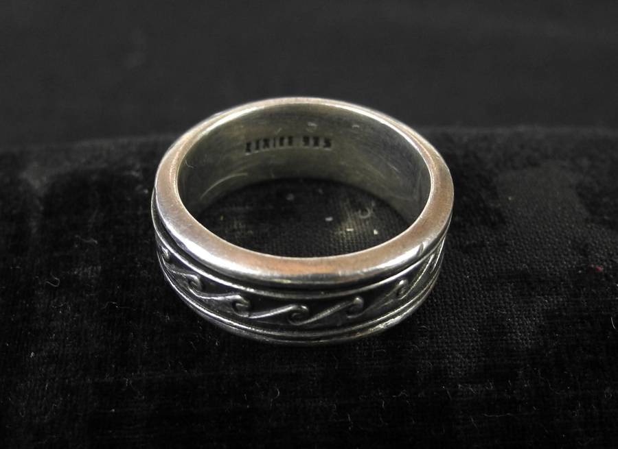 Vintage Mexico Sterling Silver Spinner Ring