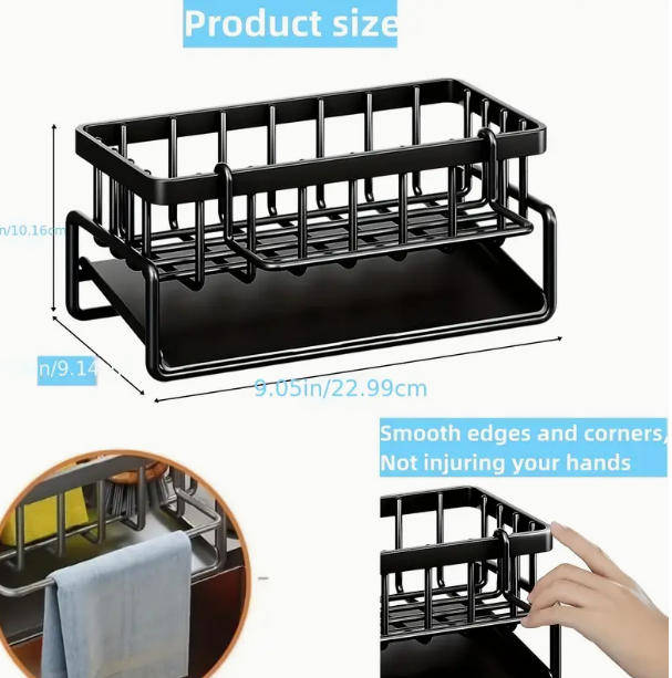 Kitchen Storage Rack, Household Sink, Drain Basket, Storage Tools