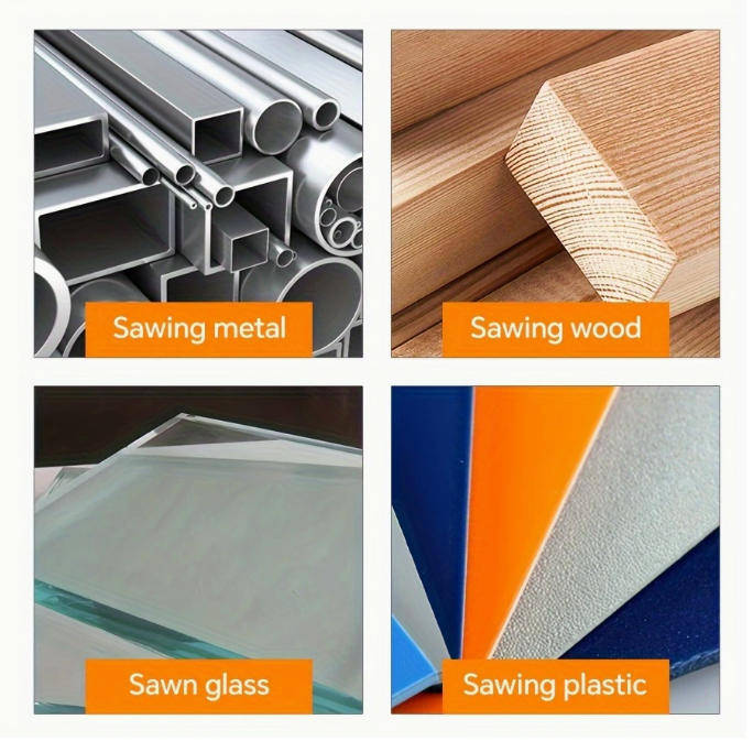 8-in-1 Multi-Purpose DIY Hand Saw Kit with Blades - Steel for Metal, Wood & Glass Cutting