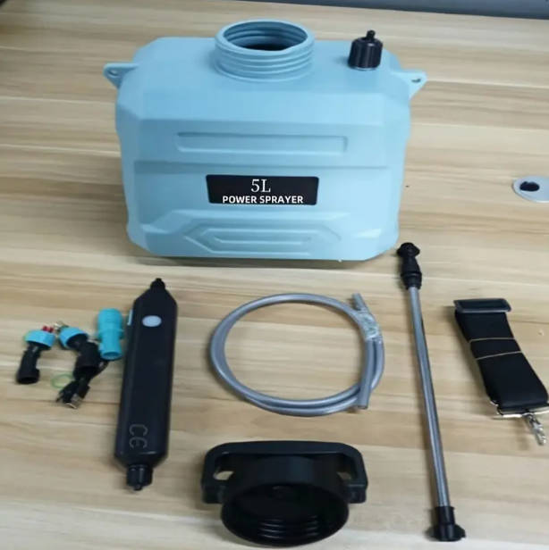 1800mAh 5L Portable Electric Watering Can with Adjustable Nozzle, Lithium Battery, Sprayer