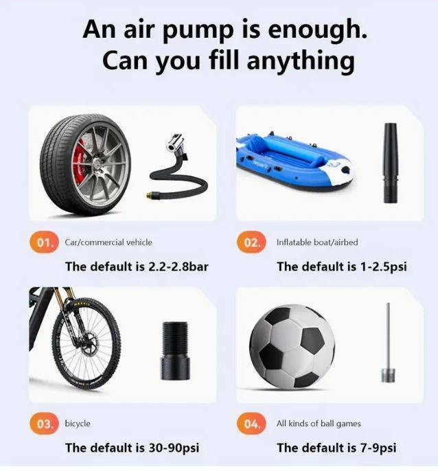 Cordless Tyre Pump - Rechargable