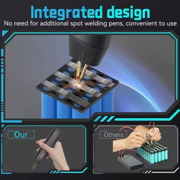 Mini handheld spot welding machine, household portable welding equipment, adjustable levels