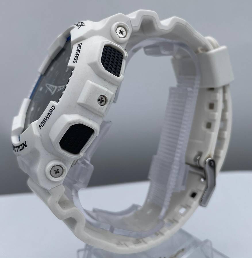 White Casio G shock GA-100B