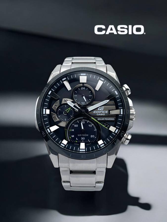 Casio Edifice Solar powered chronograph
