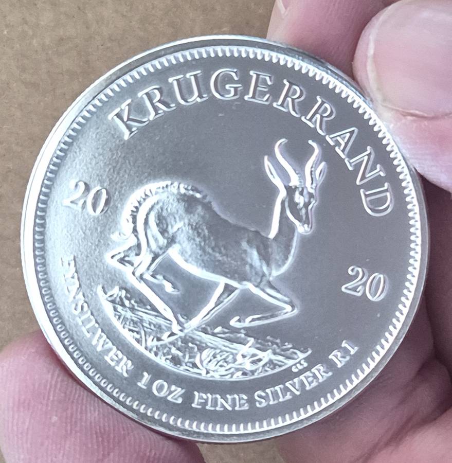 2020 1 oz Silver Krugerrand Bullion Coin