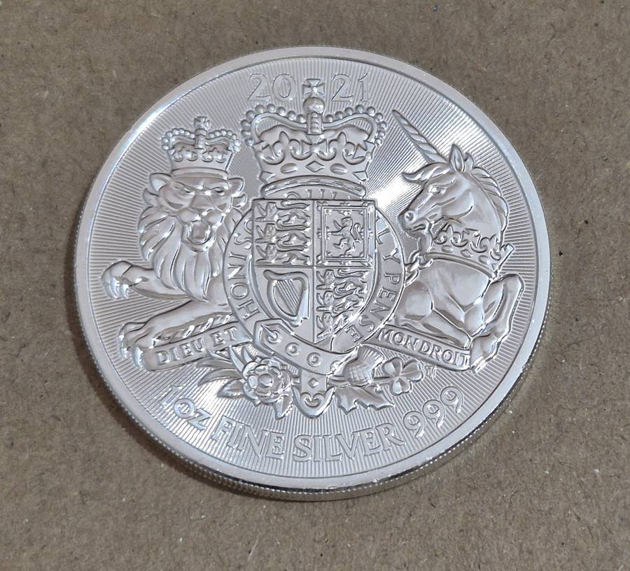 2021 Royal Arms Silver Coin 1oz