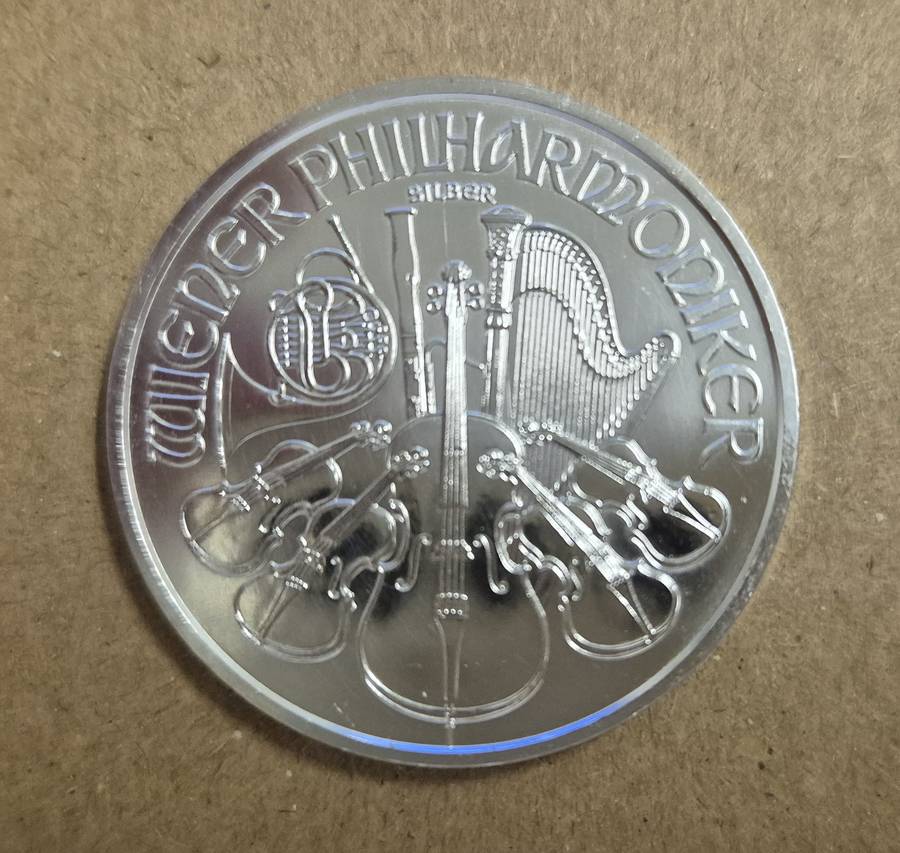 Austrian Silver Philharmonic Coins (Various Dates)
