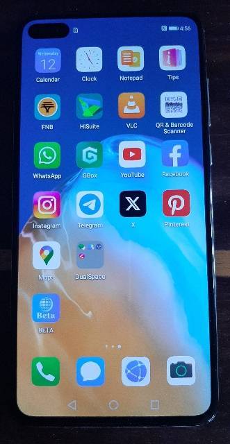 Huawei P40, 5G, 50MP Camera 8GB ram 128GB internal storage, market price R 8 499.00