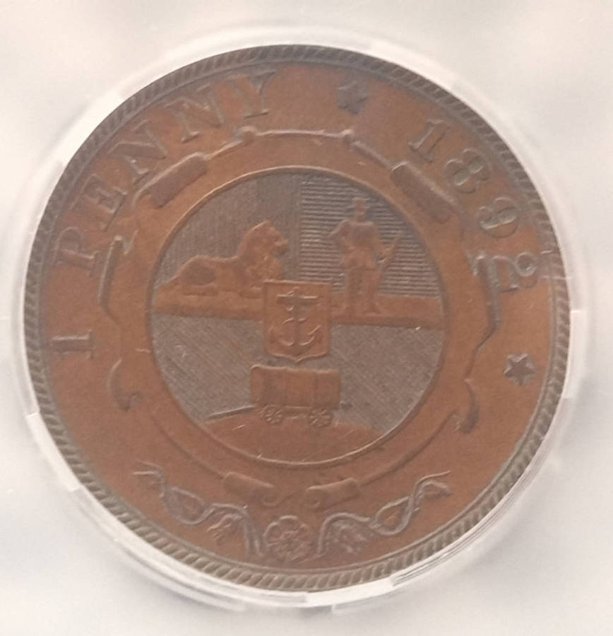 **#ZAR * PENNY*SANGS GRADED* XF45