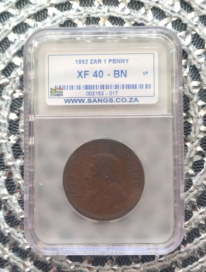 **#ZAR * PENNY*SANGS GRADED* XF45