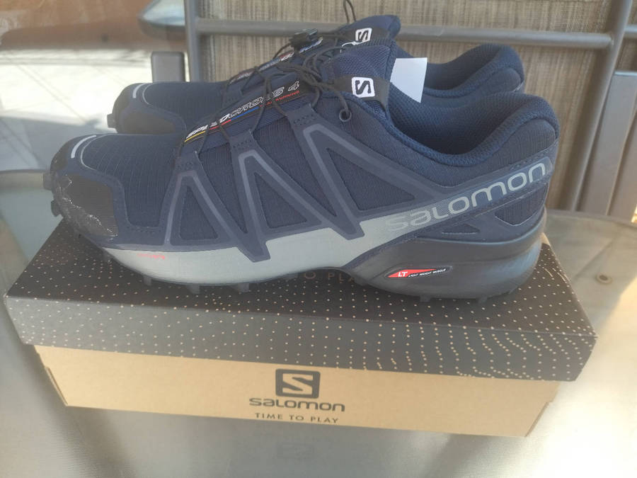 BRAND NEW**SALOMON ** SPEEDCROSS 4*** SIZE 10**NAVY BLUE**