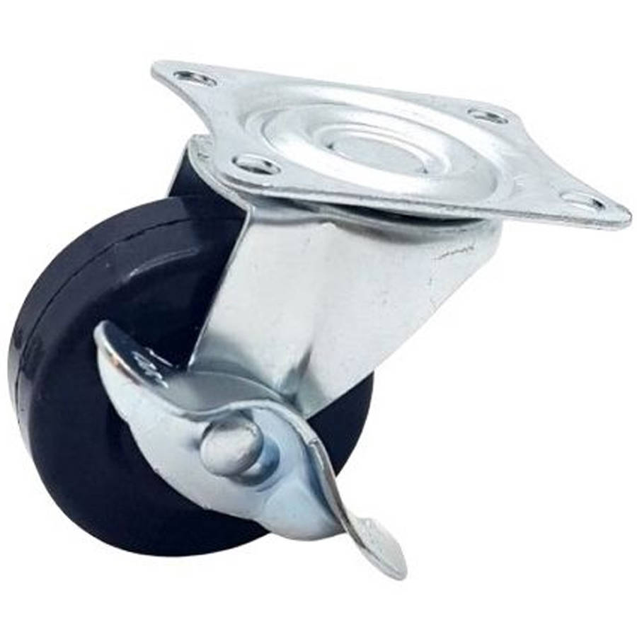 4 Piece 1.5" Castor Wheel Set with Brakes