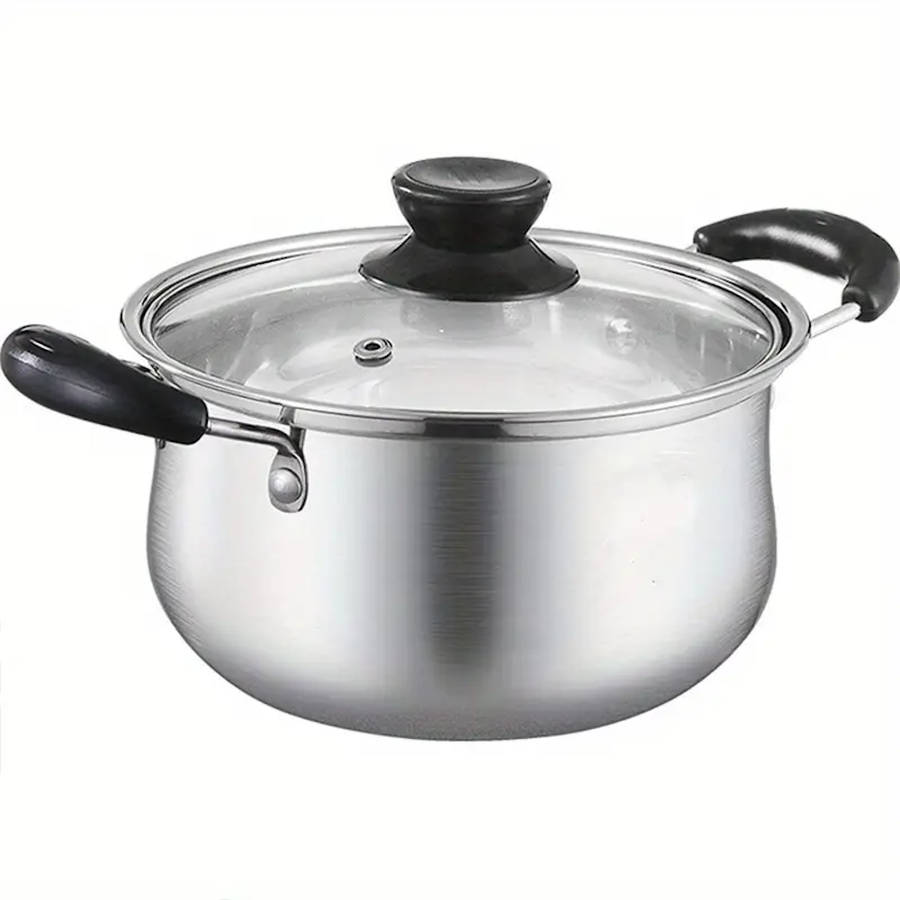 20cm Stainless Steel Pot with Lid