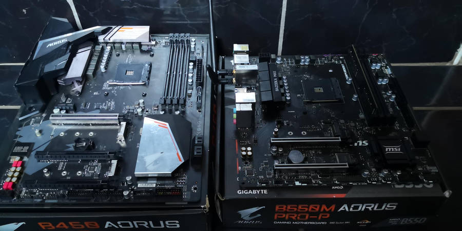 2 x faulty b450m motherboards