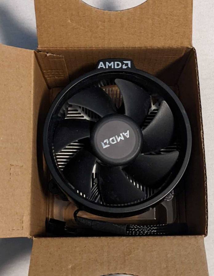 Ryzen 2200g cpu with stock cooler