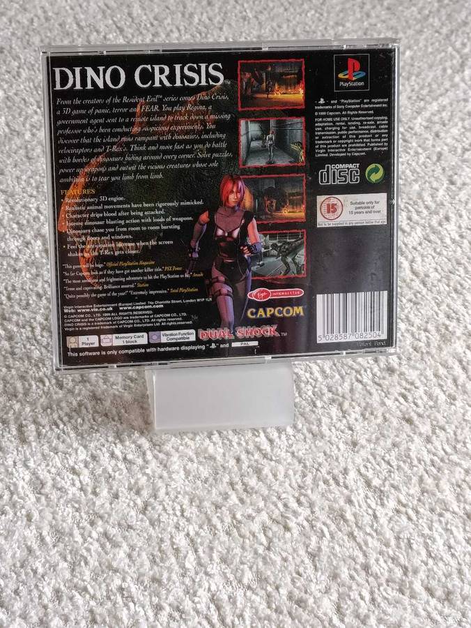 Dino Crisis  Playstation 1 PAL Region
