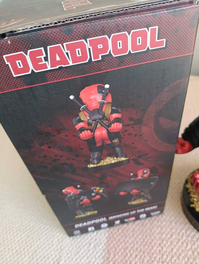 Marvel Deadpool (rear view) Cable Guy /Controller Holder plus Box