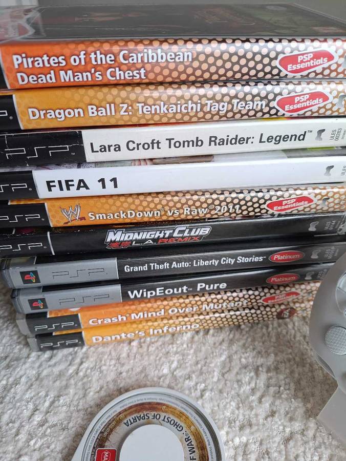 Psp Console With Games Bundle