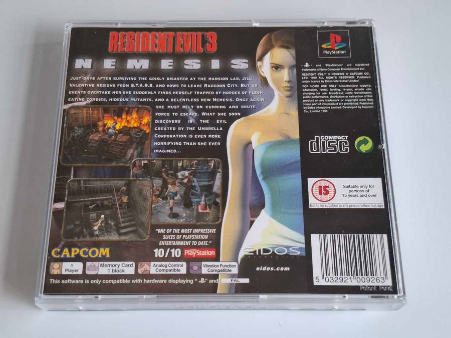 Resident Evil 3 Playstation 1 PAL