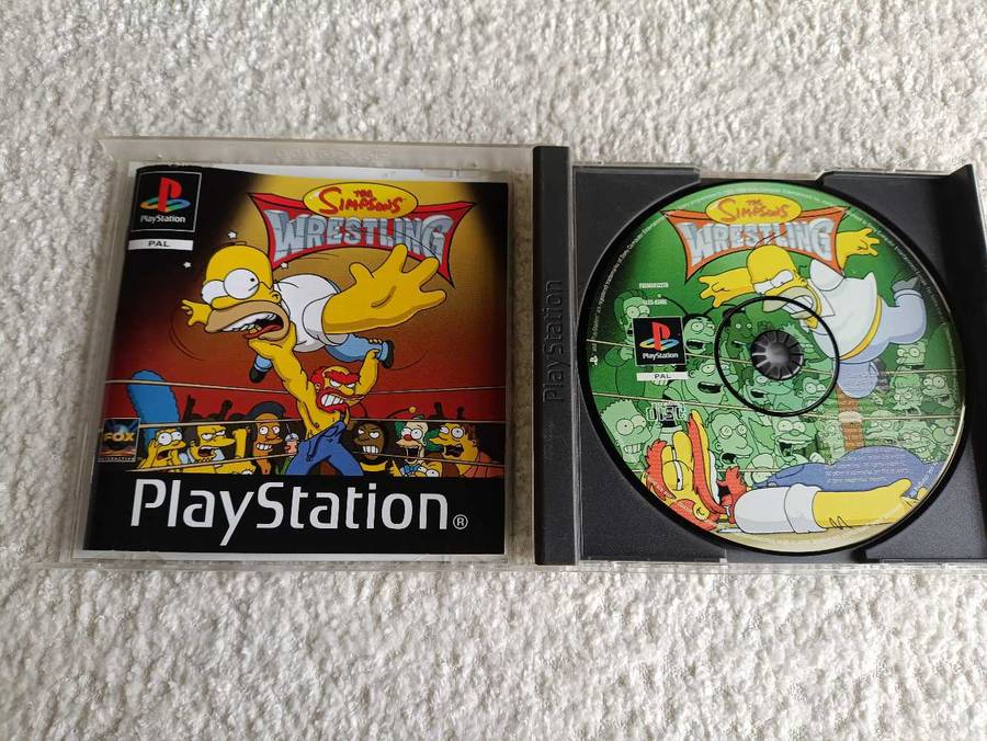 The Simpsons Wrestling Playstation 1 PAL