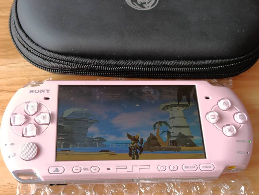 Sony Psp 'Blossom' Pink +Original Charger