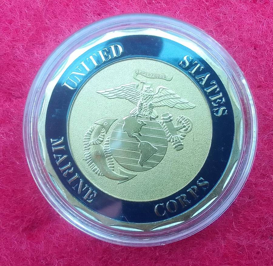 United States Marine Corps ( 2nd Marine Division) challenge coin