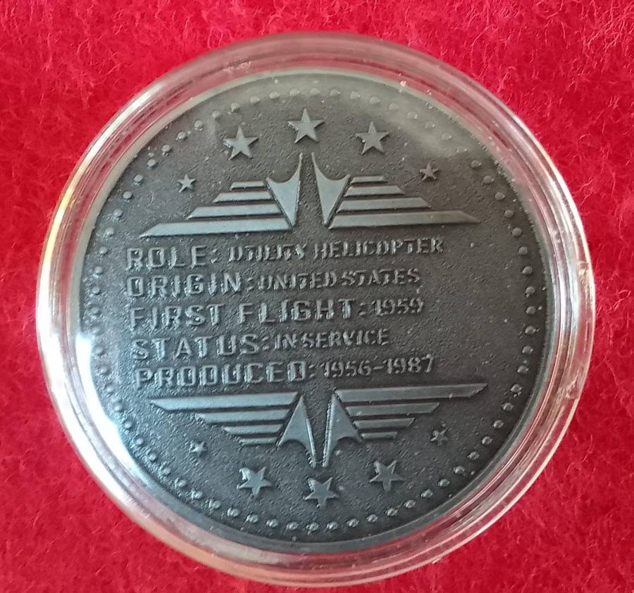UH-1 Huey Helicopter challenge coin