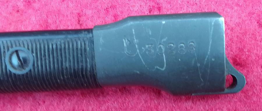 FN FAL BAYONET WITH LEATHER FROG
