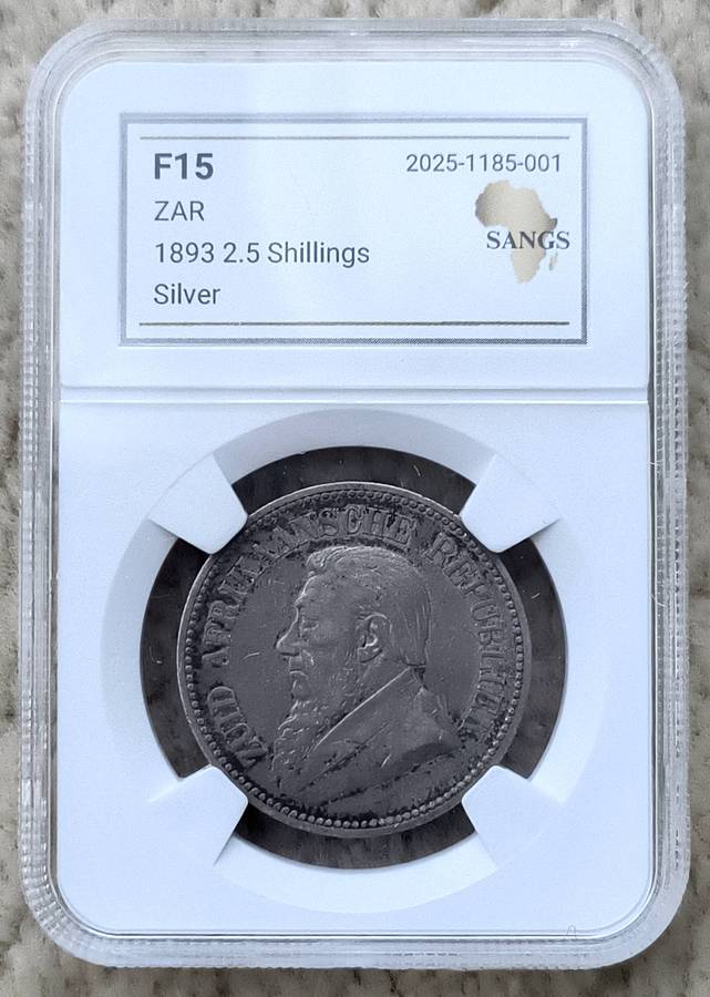 1893!! *2.1/2 Shilling*!! R1-Start!! Ultra Rare!! Excellent Collectors item!!