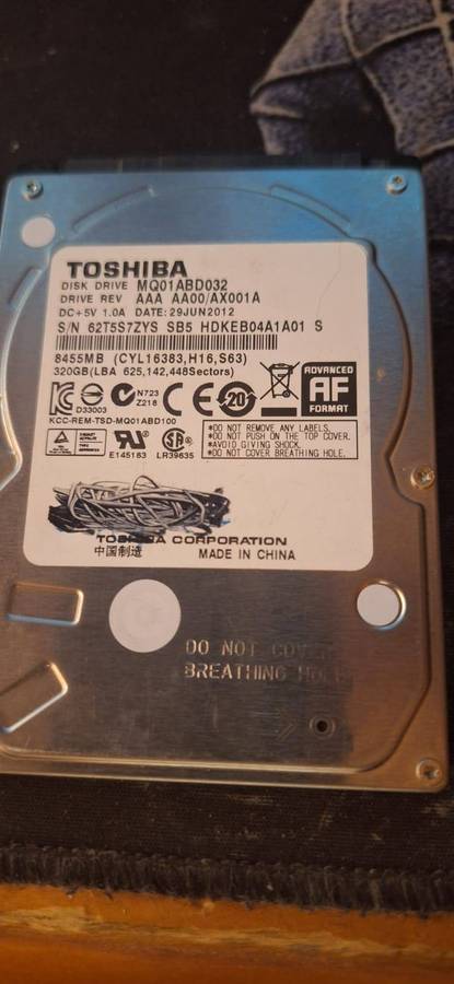 2.5"Hard drives