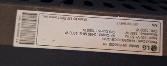 LG NeoChef Smart Inverter Microwave