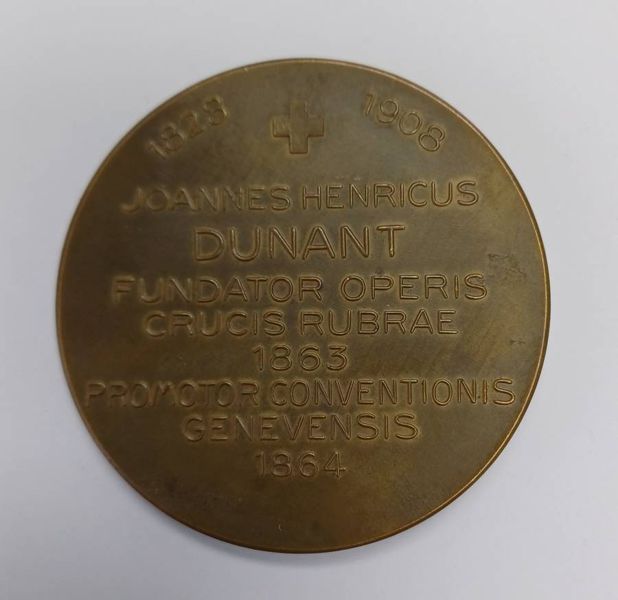 Bronze Medal to Commemorate J. H. Dunant, Founder of the Red Cross Society