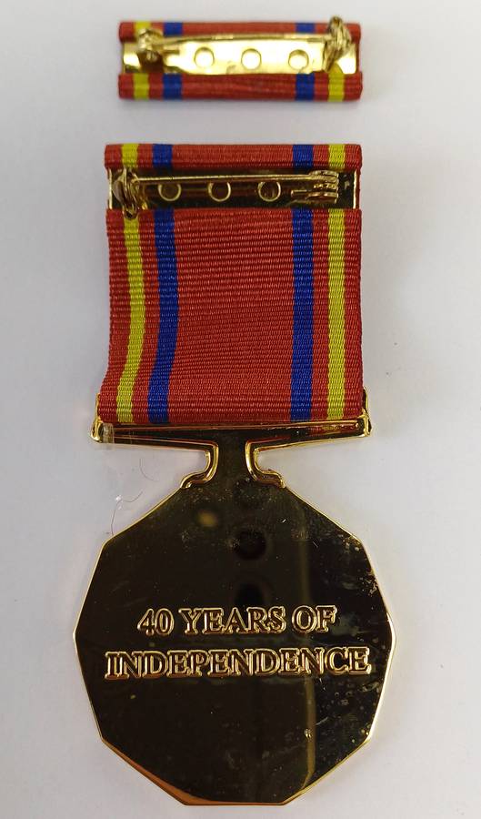 Kingdom of Swaziland (Eswatini) 40 Years of Independence Medal (1968 - 2008)