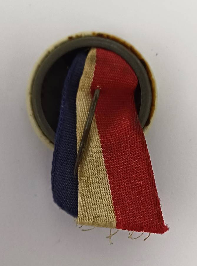 Rare 1925 Visit of Prince Edward to South Africa Portrait Tinnie