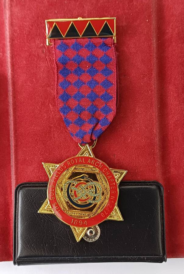 The Gold Fields Royal Arch Chapter Medal