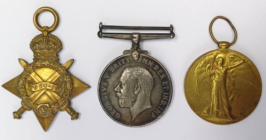 WW1 Trio Burg W.W.J. Greyling 20ste B.S.