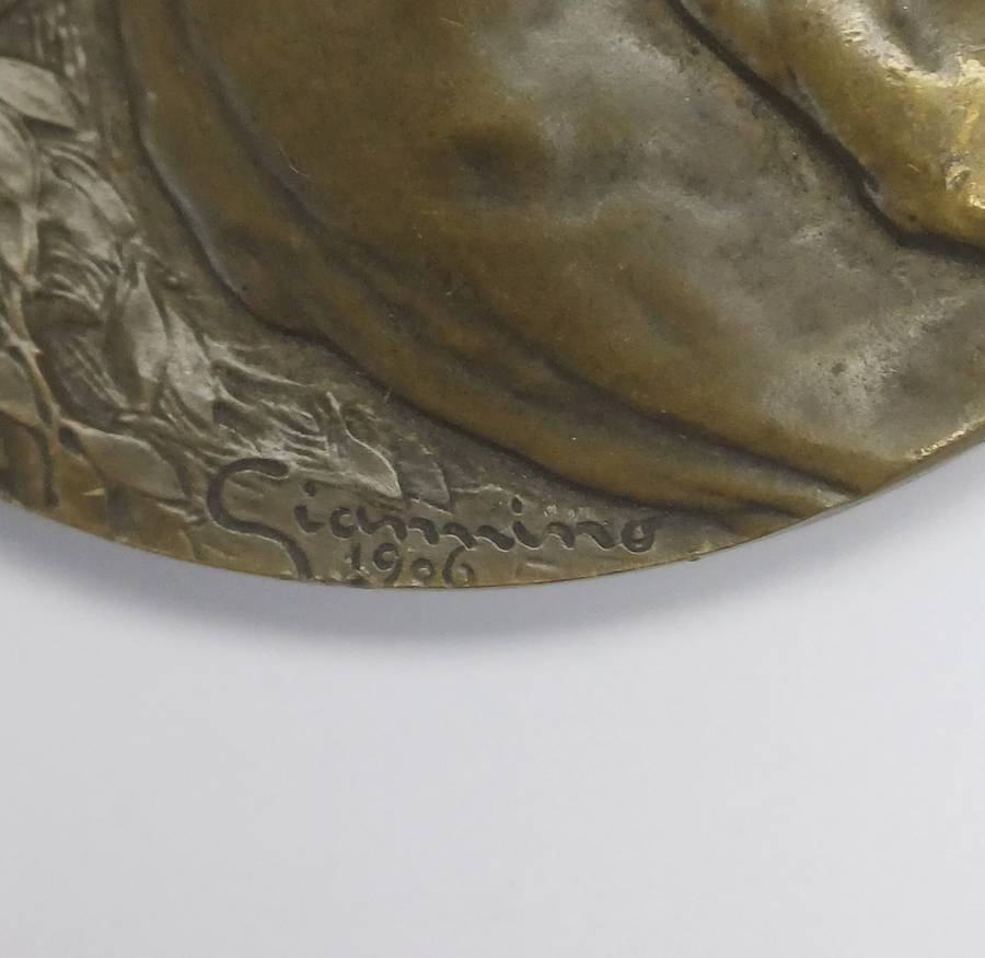 Milan 1906 International Exhibition Medal By Giannino Castiglioni