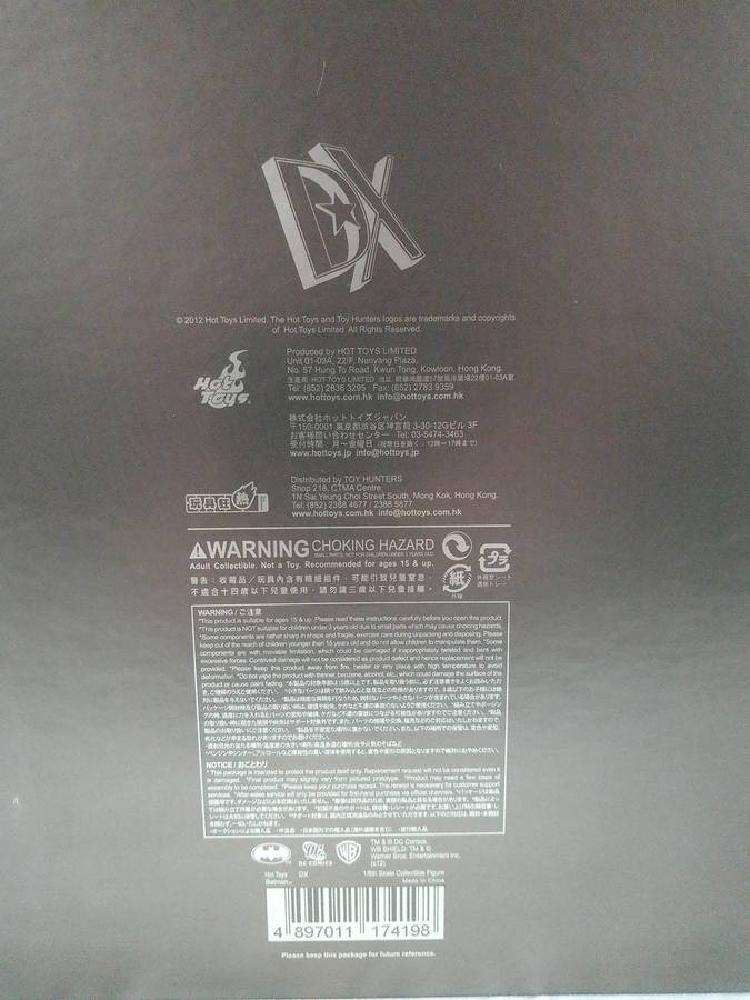 Hot toys Batman 1989 movie 1/6 Scale DX09 figure