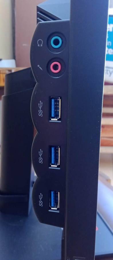 Lenovo LT2323 23 inch monitor with integrated 3W speakers and a host of other features.