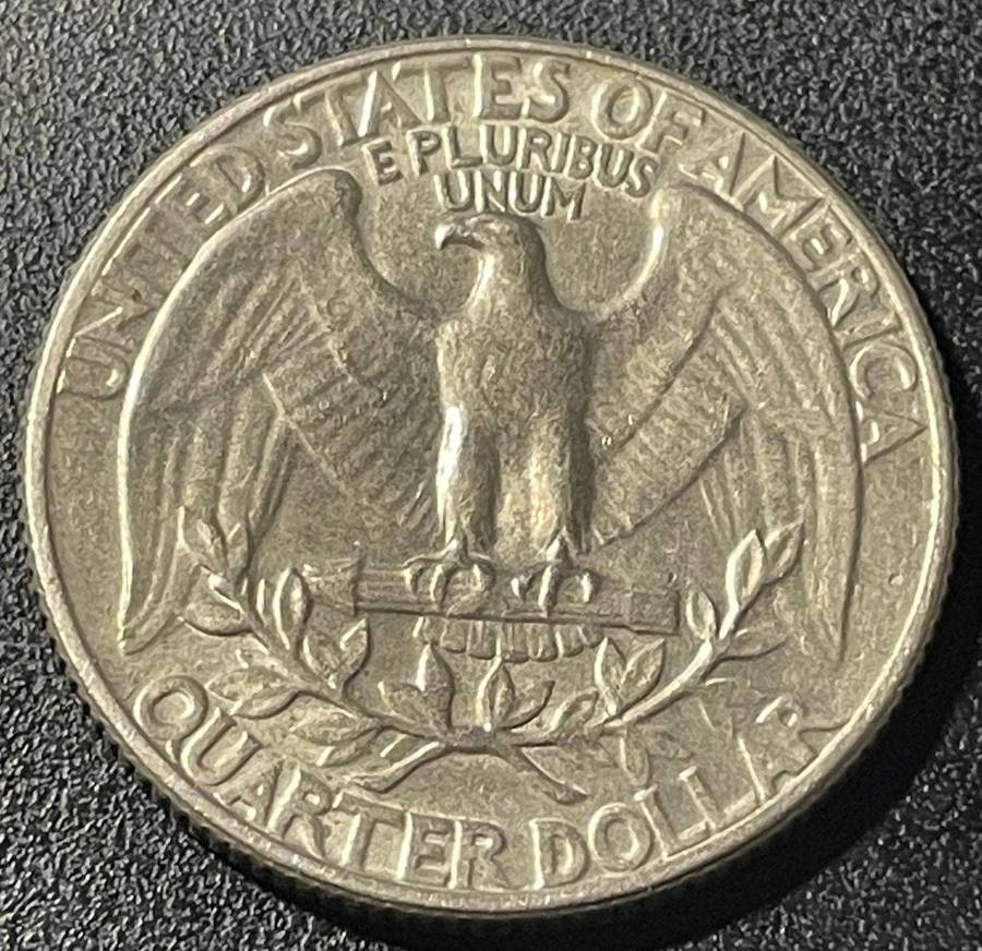 USA - 1967 QUARTER DOLLAR FINE USED